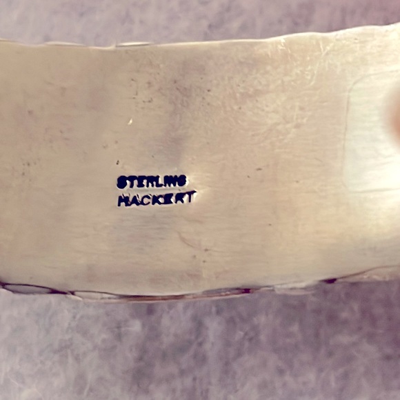 Onyx & Sterling Cuff Bracelet - Picture 4 of 5